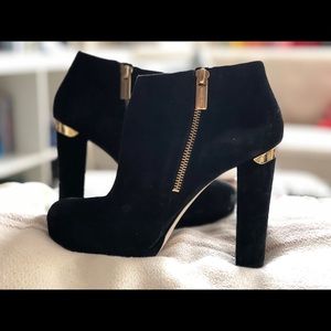 Michael Kors Black Suede Booties